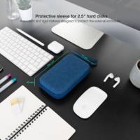 Funda para Disco Externo de 2.5 TooQ TQBC-E2503PB Azul Pacífico