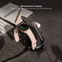 Tooq Base carga Inalamb. Apple Watch+ Smartph/Ipho