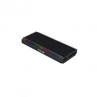 Tooq Caixa  Externa SSD M.2 NGFFNVMe USB-C Preto