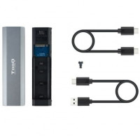 Caja Externa para Disco SSD M.2 NVMe TooQ TQE-2223G USB 3.2 Sin tornillos