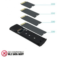 Caja Externa para Disco SSD M.2 NVMe TooQ TQE-2231B/ USB 3.1