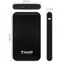 Caixa Disco 2.5 TooQ TQE-2528B USB 3.1 SATA Preto