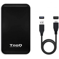 Caixa Disco 2.5 TooQ TQE-2528B USB 3.1 SATA Preto