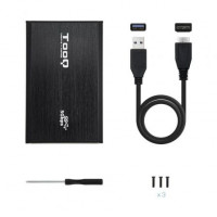 Caixa Disco 2.5 TooQ TQE-2529B USB 3.0 SATA Preto