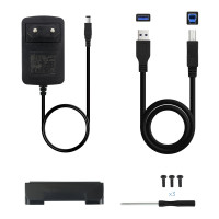 Caixa Disco 3.5 TooQ TQE-3527B USB 3.0 SATA Preto