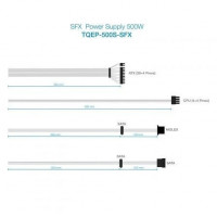 Tooq Fonte alimentação SFX TQEP-500S-SFX 500W