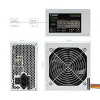 Fonte de alimentação Tooq TQEP-500SSE-O OEM 500W Ventilador 12cm