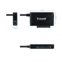 Adaptador para Discos Duros 2.53.5 TooQ TQHDA-02C USB Tipo-C Macho - SATA