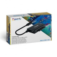 Adaptador para Discos Duros 2.53.5 TooQ TQHDA-02C USB Tipo-C Macho - SATA