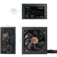 Fuente de Alimentación TooQ TQHELIOS-650SP/ 650W/ Ventilador 12cm/ 80 Plus Bronze