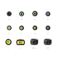 Tooq carregador portátil 90W manual 12 conectores