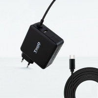 Cargador de Portátil TooQ TQLC-USBC65PD USB-C 65W Automático Voltaje 5-20V