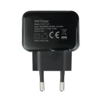 Tooq TQWC-1S01 carregador de pared 1 USB, Preto