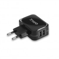 TooQ TQWC-1S02 carregador de pared 2 USB Preto