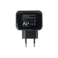 TooQ TQWC-1S02 carregador de pared 2 USB Preto