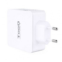 CARGADOR DOBLE USB-C PD + USB A QC3.0 TOOQ BLANCO CARGADOR DOBLE USB-C PD + USB A QC3.0 TOOQ BLANCO USB-C PD   USB-A QC3.0   48W BLANCO TQWC-2SC03WT