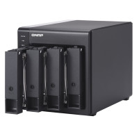 DAS QNAP TR-004 - 4 BAHAS (3.52.5) - CPU HW RAID - 1*USB 3.2 GEN1 - FORMATO Caixa 