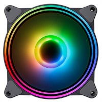VENTILADOR HIDITEC N8-ARGB - 1200RPM - 120MM - ILUMINACIN ARGB RAINBOW - 22DBA - SILENCIOSO