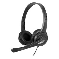 Auriculares NGS VOX505 USB con Micrófono USB Pretos