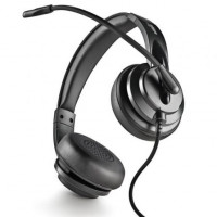 Auriculares NGS VOX605 USB/ con Micrófono/ USB/ Negros