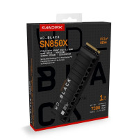 DISCO DURO M2 SSD 1TB PCIE4 WD BLACK SN850X