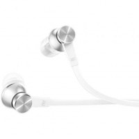 AURICULARES INTRAUDITIVOS Xiaomi MI IN-EAR BASIC SILVER - microfone  INTEGRADO - CONTROL DE VOLUMEN - CABLE 1.25M PLANO - JACK 3.5MM