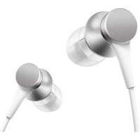AURICULARES INTRAUDITIVOS Xiaomi MI IN-EAR BASIC SILVER - microfone  INTEGRADO - CONTROL DE VOLUMEN - CABLE 1.25M PLANO - JACK 3.5MM